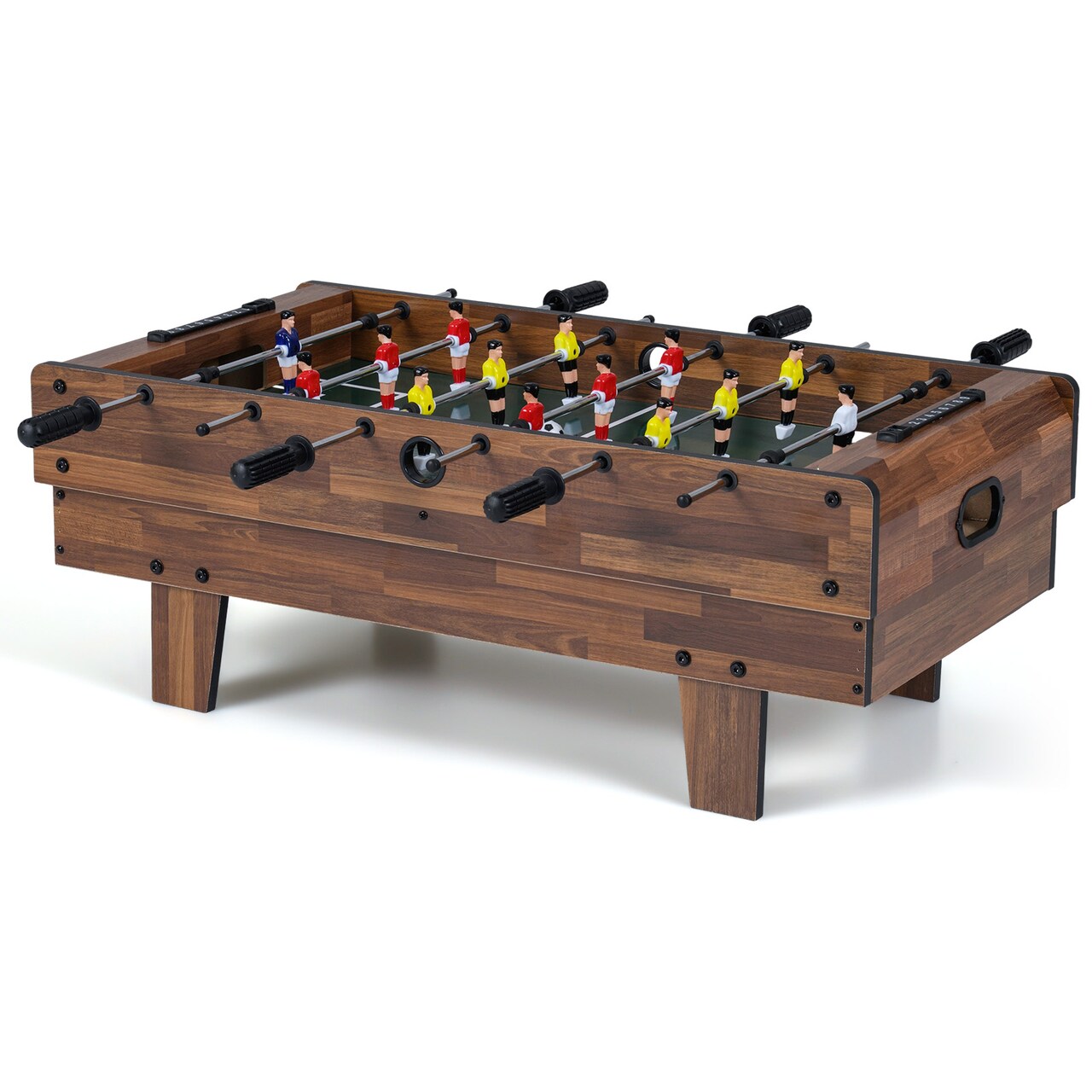 4-in-1 Combo Game Table Set with Billiards, Foosball, Table Tennis and Hockey